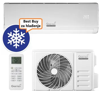 GREEN TECH KLIMA UREĐAJ 3,4kW 12-IN51-WIFI, za prostor do 35m2, A++ energetska klasa, R32 - Zagreb