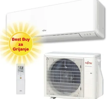 FUJITSU KLIMA UREĐAJ 7,1kW ASEG24KMTE/AOEG24KMTA - Super Eco inverter, za 70m2, A++ energetska klasa - Zagreb