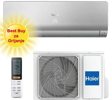 HAIER KLIMA UREĐAJ 3,5kW AS35S2SF1FA-S/1U35MEHFRA-1 - Flexis Plus, za prostor do 35m2, A+++ energetska klasa - Zagreb