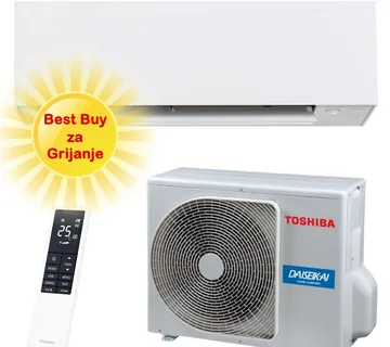 TOSHIBA KLIMA UREĐAJ 5kW RAS-B18S4KVPG-E/RAS-18S4AVPG-E - Super Daiseikai 10, za 50m2, A+++, R32 - Zagreb
