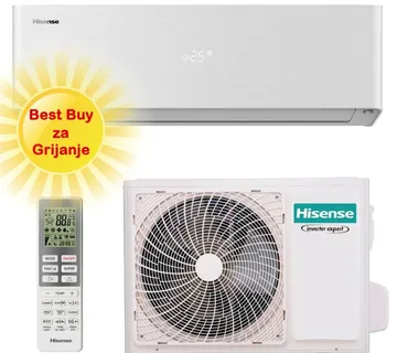 HISENSE KLIMA UREĐAJ 3,5kW QH35XV3A- Energy Pro X QH Inverter +, za prostor do 35m2, A+++ energetska klasa, R-32 - Zagreb