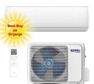 KOREL KLIMA UREĐAJ 3,5kW KSAJA-12DCEG - URBAN PLUS, za prostor do 35m2, A++ energetska klasa, Wi-Fi, R32 - Zagreb