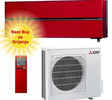 Mitsubishi Electric klima uređaj MSZ-LN50VGR/MUZ-LN50VG - 5 kW, Kirigamine style, za prostor do 50m2, A+++ energetska klasa - Zagreb