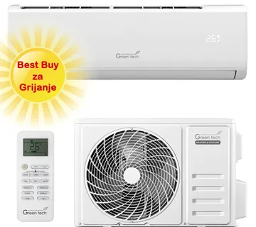 GREEN TECH KLIMA UREĐAJ 3,4kW 12-IND2, za prostor do 35m2, A++ energetska klasa, R32 - Zagreb
