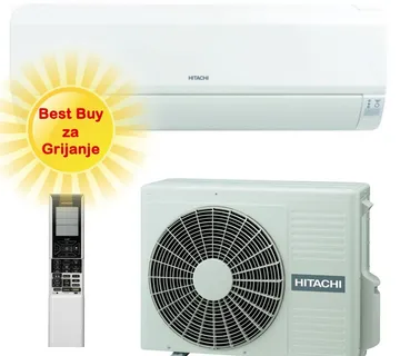 HITACHI KLIMA UREĐAJ 2,5 kW - RAK-25RPE/RAC-25WPE - MOKAI, za prostor do 25m2, A+++ energetska klasa, R-32 - Zagreb