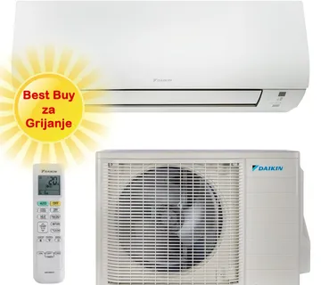 DAIKIN KLIMA UREĐAJ 3,5kW FTXTP35N/RXTP35A - Comfora Nepura (optimizirana za grijanje), za prostor do 35m2, A+++ energetska klasa, R-32 - Zagreb