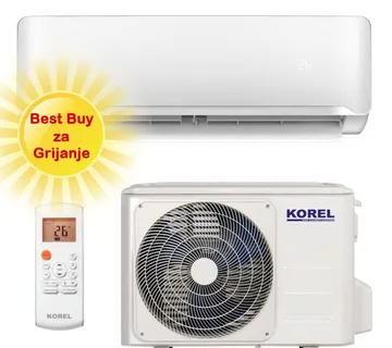 KOREL KLIMA UREĐAJ 2,6kW KMA32-09FNX-G/KMA32-09FN8-G - OPTIMUS PLUS, za prostor do 25m2, A+++ energetska klasa, Wi-Fi, R32 - Zagreb