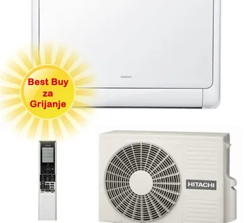 HITACHI PODNI KLIMA UREĐAJ 2,5 kW - RAF-25RXE/RAC-25FXE -SHIROKUMA , za prostor do 25m2, A+++ energetska klasa, R-32 - Zagreb