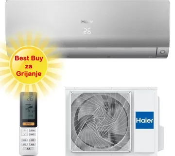 HAIER KLIMA UREĐAJ 3,5kW AS35S2SF1FA-S/1U35S2SM1FA - Flexis Plus, za prostor do 35m2, A+++ energetska klasa - Zagreb