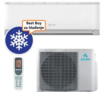 AZURI KLIMA UREĐAJ 3,2kW AZI-WA35VH - Nora Premium Inverter, za prostor do 35m2, A++ energetska klasa, Wi-Fi, R-32 - Zagreb