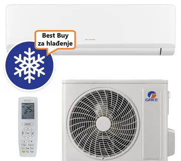 GREE KLIMA UREĐAJ 3,2kW: GWH12AWBXBB - Cosmo Economical, za prostor do 35m2, R32, A++ energetska klasa - Zagreb