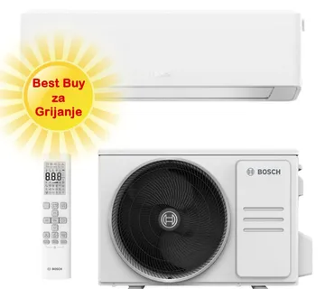 BOSCH KLIMA UREĐAJ 2,6 kW CL7000-Set 26 WE, za prostor do 25m2, A+++ energetska klasa, R32 - Zagreb