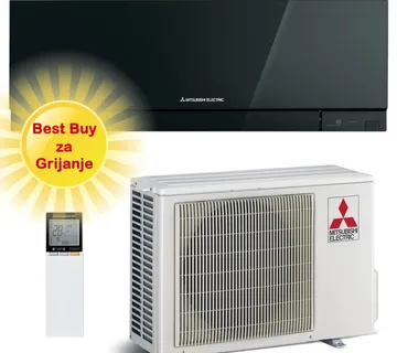 MITSUBISHI KLIMA UREĐAJ MSZ-EF35VGKB/MUZ-EF35VG - 3,5 kW, Kirigamine zen, za prostor do 35m2, A+++ energetska klasa - Zagreb