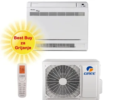 GREE KLIMA UREĐAJ 3,5kW GEH12AA - Podna/Parapetna, za prostor do 35m2, A++ energetska klasa - Zagreb