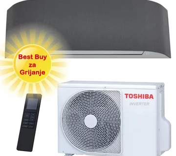 TOSHIBA KLIMA UREĐAJ 4,6kW RAS-B16N4KVRG-E/RAS-16J2AVSG-E- Haori, za 45m2, A++, R32 - Zagreb