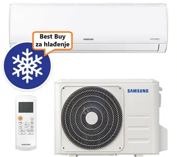 SAMSUNG KLIMA UREĐAJ 5 kW AR18BXHQASINEU- AR3500, za prostor do 50m2, A++ energetska klasa - Zagreb