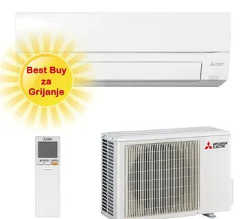MITSUBISHI KLIMA UREĐAJ MSZ-FT25VGK/MUZ-FT25VGHZ - 2,5 kW, za prostor do 25m2, A+++ energetska klasa, R-32 - Zagreb