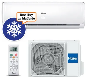HAIER KLIMA UREĐAJ 3,6kW AS35TADHRA-THC/1U35MEEFRA - Tundra Green Plus Wi-Fi, za prostor do 35m2, A++ energetska klasa - Zagreb