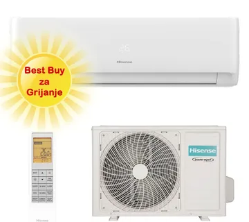 HISENSE KLIMA UREĐAJ 3,5kW KF35XR0E- EXPERT COMFORT Inverter +, za prostor do 35m2, A+++ energetska klasa, R-32 - Zagreb