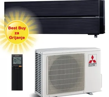 MITSUBISHI KLIMA UREĐAJ MSZ-LN25VGB/MUZ-LN25VG - 2,5 kW, Kirigamine style, za prostor do 25m2, A+++ energetska klasa - Zagreb