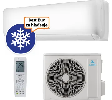 AZURI KLIMA UREĐAJ 4,6 kW AZI-WN50VA - Midori Inverter, za prostor do 50m2, A++ energetska klasa, Wi-Fi, R-32 - Zagreb