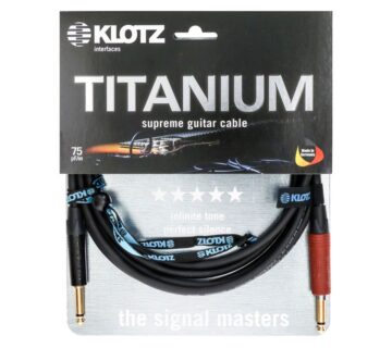 KLOTZ TI-0300PSP TITANIUM GUITAR CABLE 3m - cover