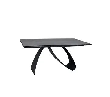 Blagovaonski stol Diuna 160/240x90cm, Materijal: Kaljeno staklo - cover