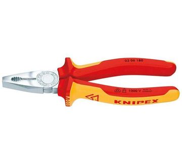 KNIPEX KLIJEŠTA KOMBINIRANA 1000V -180mm - 03 06 180 - cover