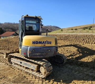 komatsu pc80, odlično stanje , 3x žlica - cover