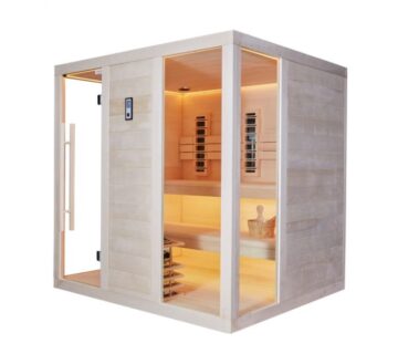 Kombinirana SAUNA – 210 x 180 x 210 – ELITE – Aspen - cover