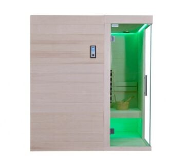 Kombinirana SAUNA kutna – 180 x 140 x 200 – ELITE – Aspen - cover