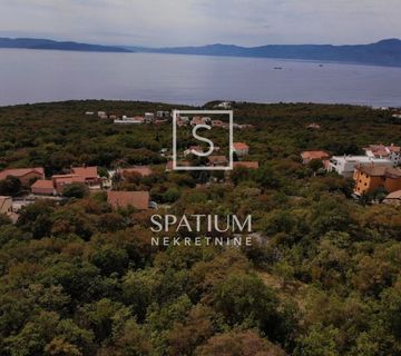 KOSTRENA, PLEŠIĆI, GRAĐEVINSKO ZEMLJIŠTE S PANORAMSKIM POGLEDOM - cover