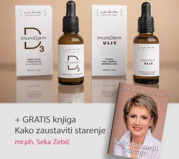 ImunoD3erm SET serum + ulje + knjiga - cover