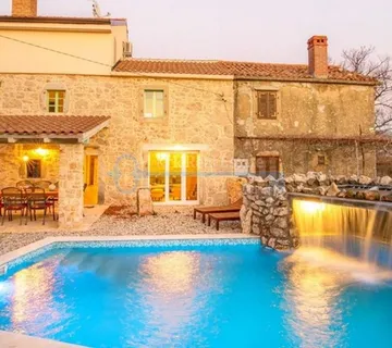 Otok Krk - Garica - Renovirana Kamena Kuća Sa Bazenom - Garica, Vrbnik