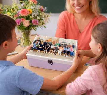 Kutija uspomena za učiteljicu – personalizirani poklon za kraj školske - Virje