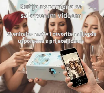Kutija za djevojačku sa skrivenim videom ili bez videa - Virje