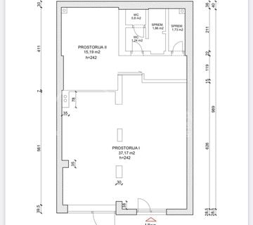 ZAGREB/BOROVJE, PREKRASNO UREĐEN POSLOVNI PROSTOR(62,24 m2) - cover