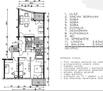 SESVETE / SESVETSKI KRALJEVEC / ČETVEROSOBNI STAN 2190 €/m2 - cover