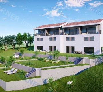 Novogradnja! Dvoetažni apartman s pogledom na more i okućnicom! - cover