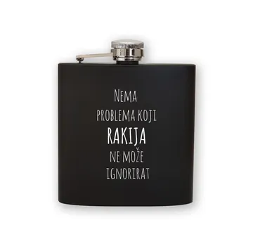 Crna pljoska – rakija - cover