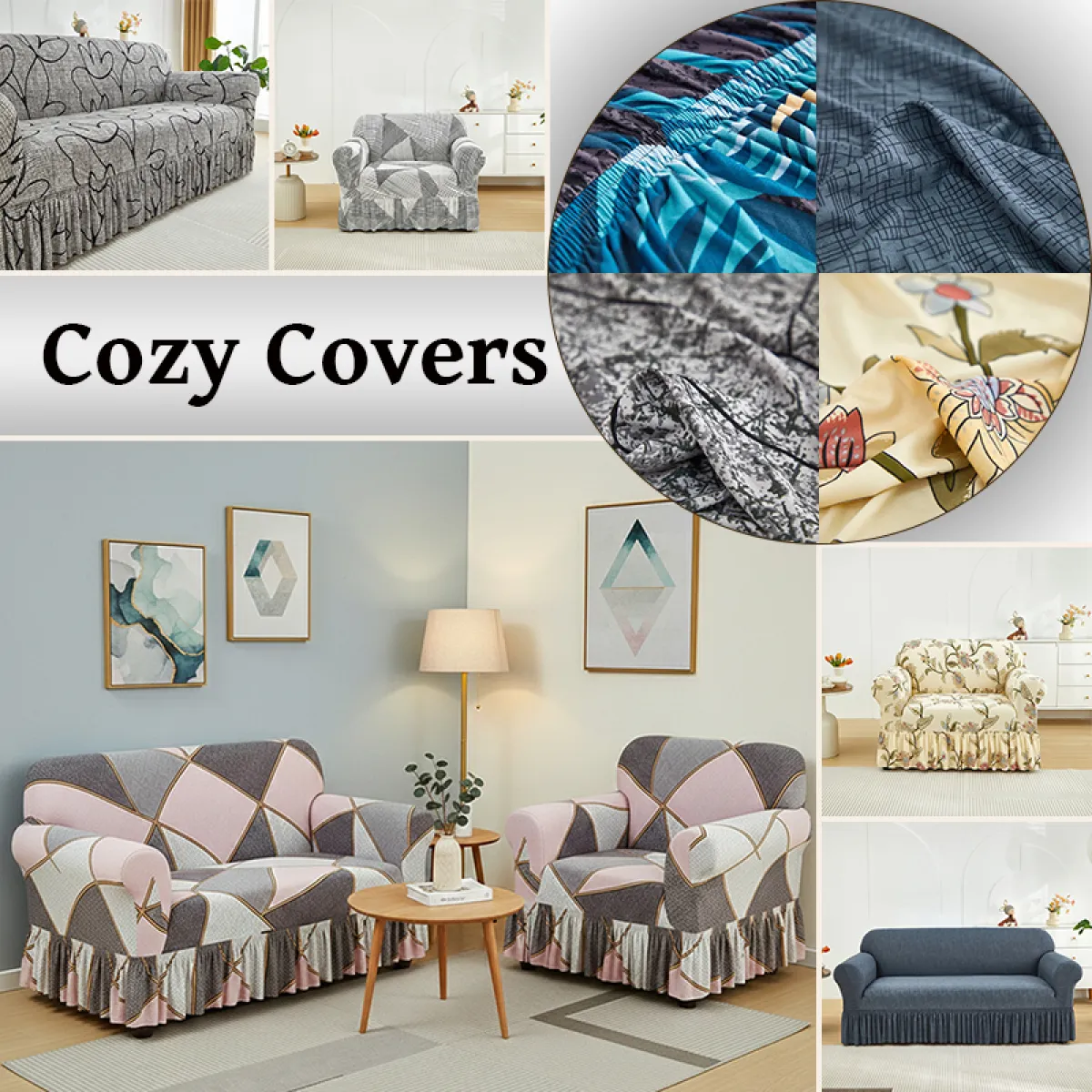 Cozy Covers - Navlake za Namještaj u raznim dezenima - cover