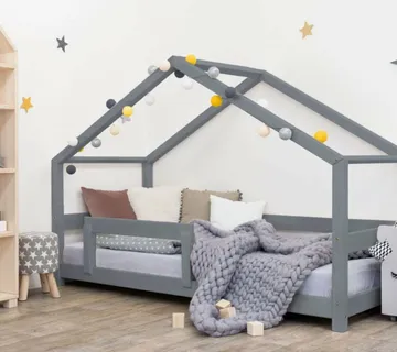 Montessori dječji krevet kućica Lucky 160*80 - cover