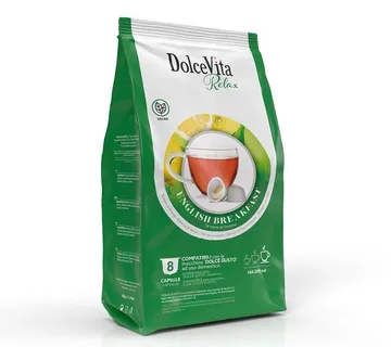 DolceVita ENGLISH BREAKFAST Dolce Gusto – crni čaj sa limunom - cover