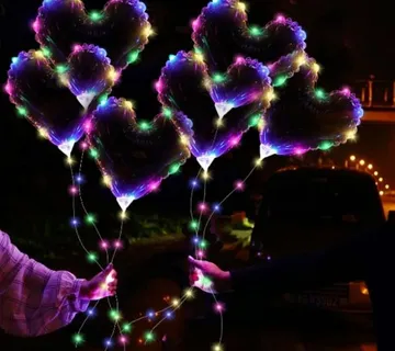 Magični LED balon u obliku srca - cover