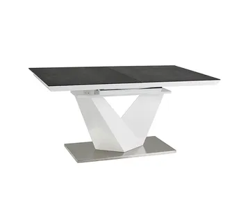 Blagovaonski stol Alaras II, Materijal: Kaljeno staklo, MDF - cover