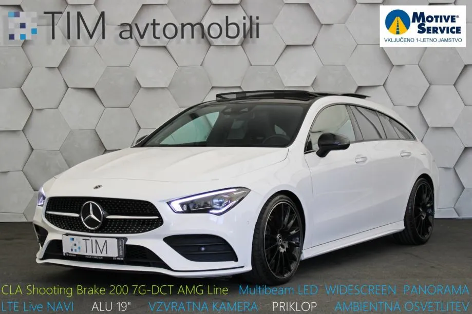 Mercedes-Benz CLA Shooting Brake 200 7G-DCT AMG Line WIDESCREEN PANO - cover