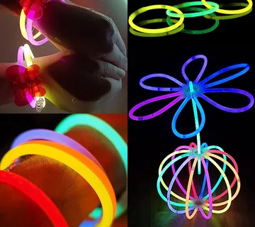 Neon svjetleće narukvice/štapići - set 50 komada - cover