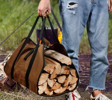 Praktična i izdržljiva torba za nošenje drva - cover