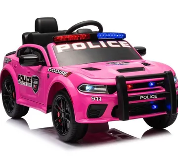 Licencirani policijski auto na akumulator Dodge Charger - rozi - cover