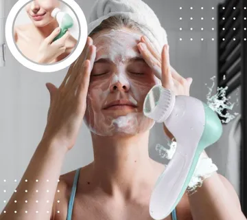 Rotirajuća električna četka za čišćenje i njegu lica - cover